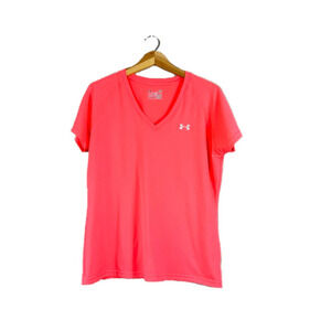 Women's Pink Under Armour T-Shirt L